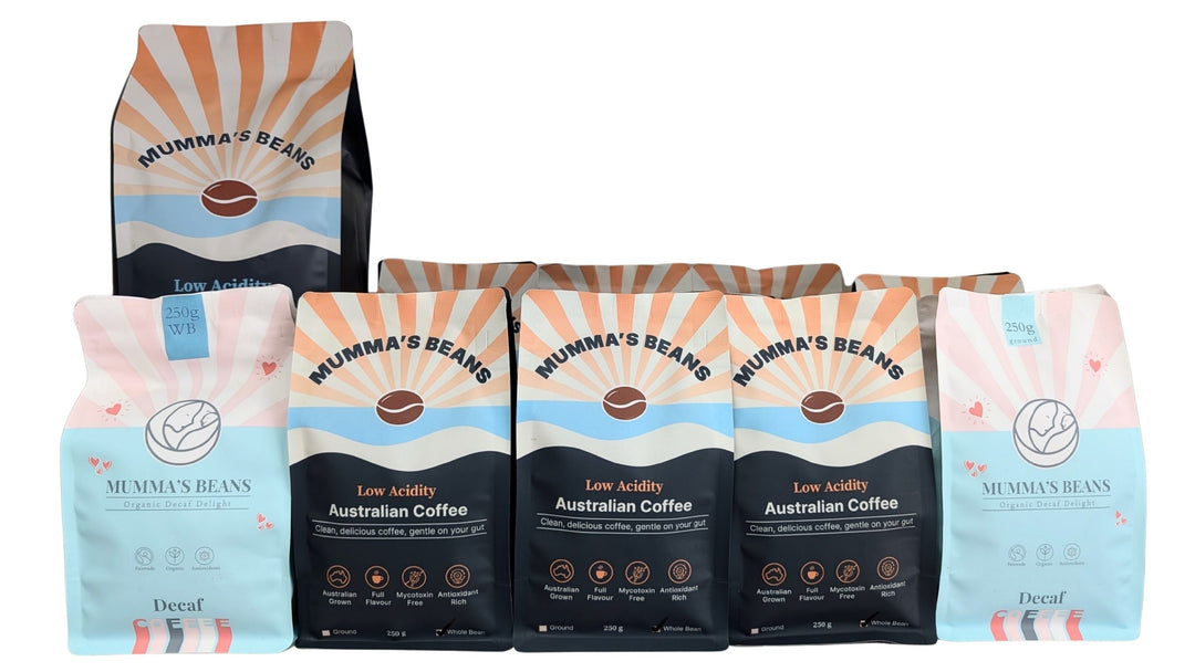 Healthy Coffee - Mumma's Beans Coffee and Organic Decaf