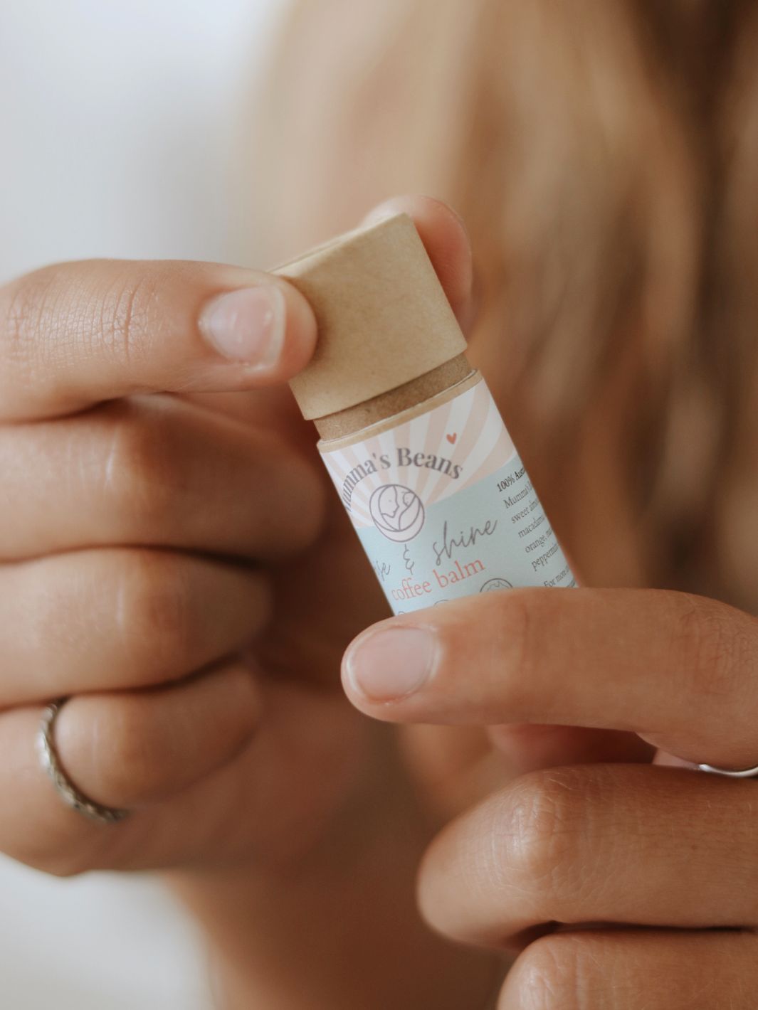 All natural lip balm by Mumma's Beans Coffee