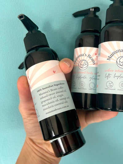 Body Massage Oils by Mumma's Beans Coffee