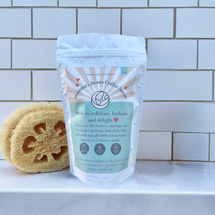 exfoliating coffee body scrub