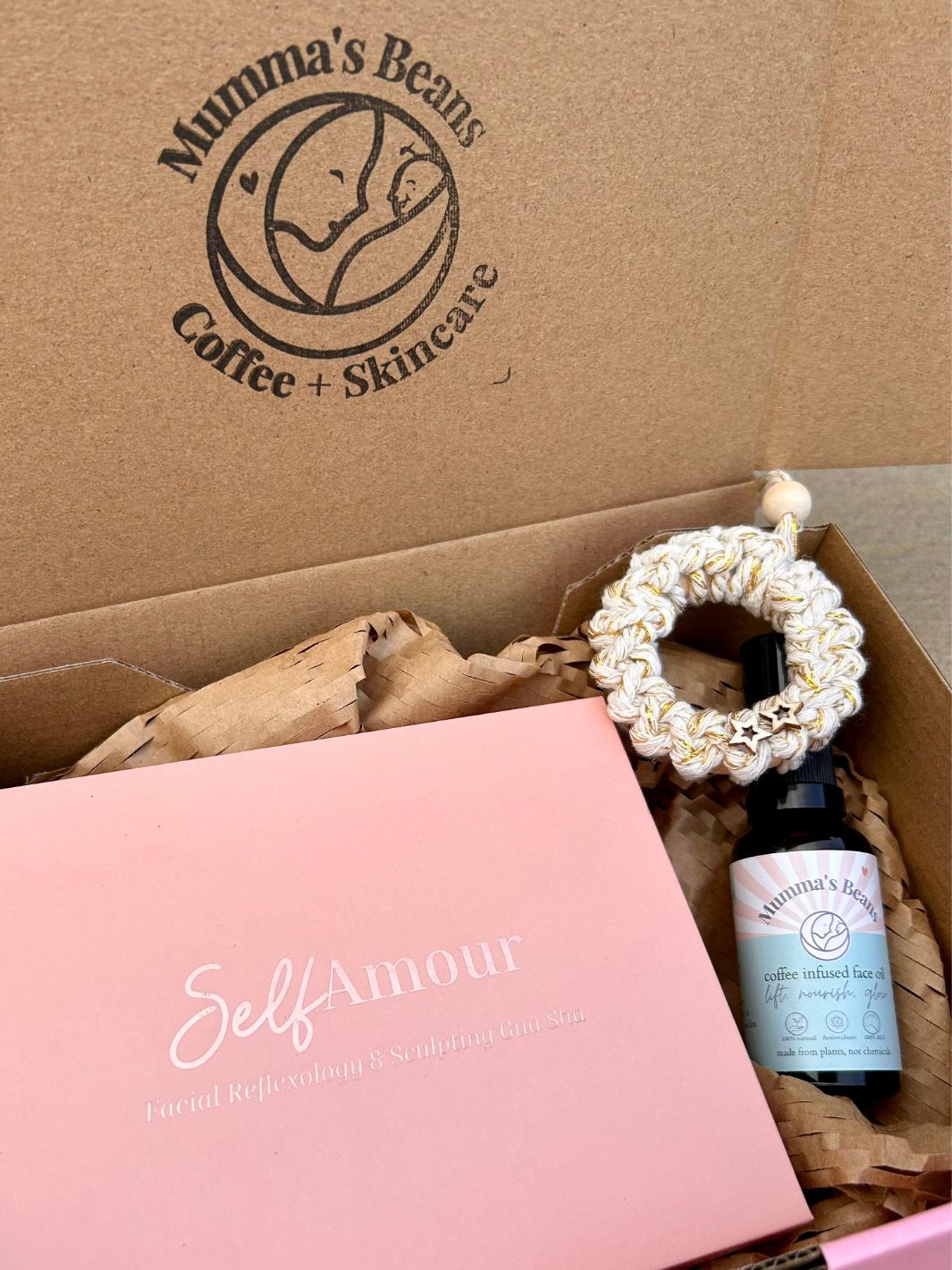 Face oil and gua sha Christmas Set