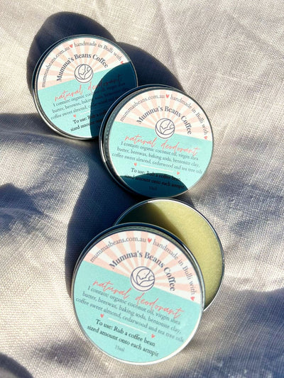natural deodorants in tins