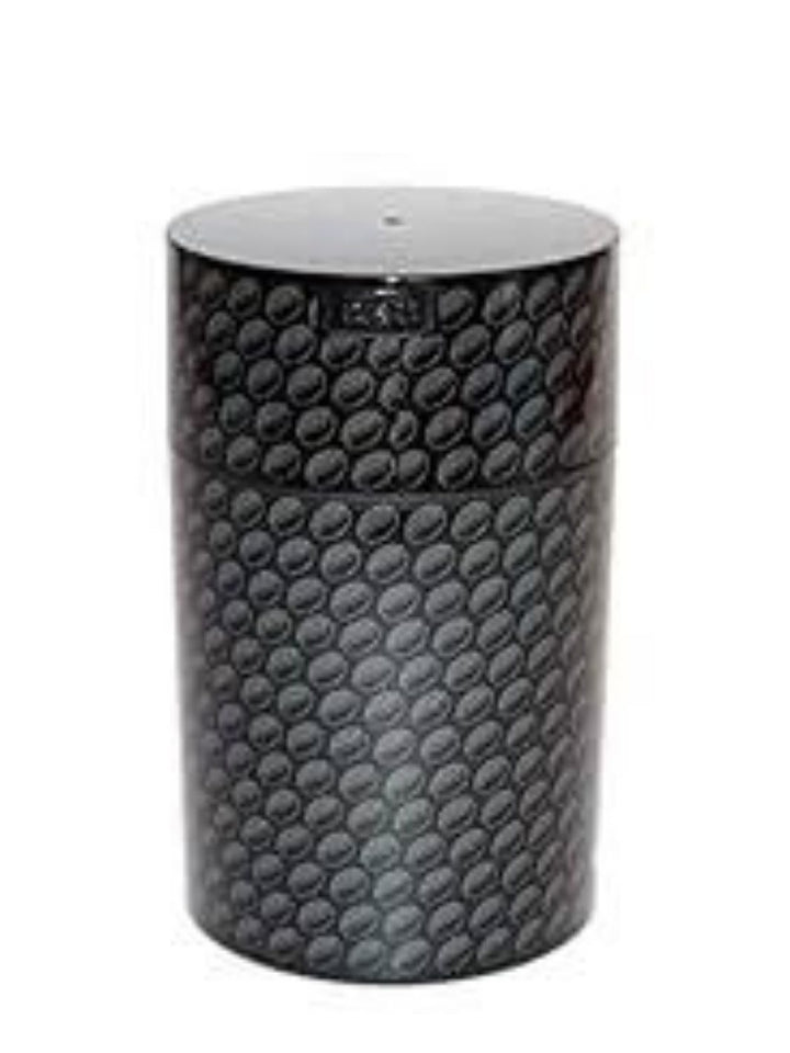 airtight coffee container with coffee beans