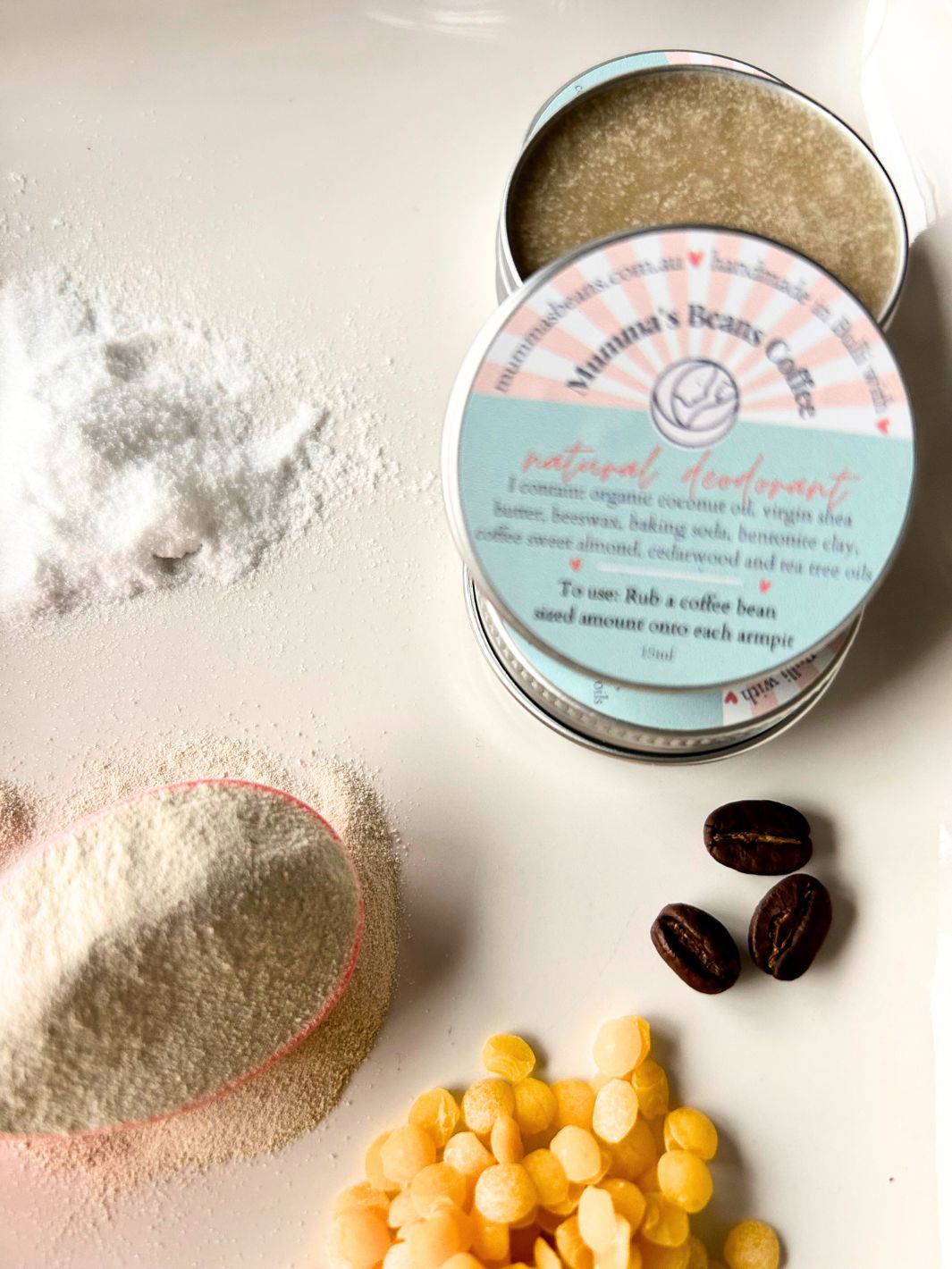 natural deodorant paste ingredients