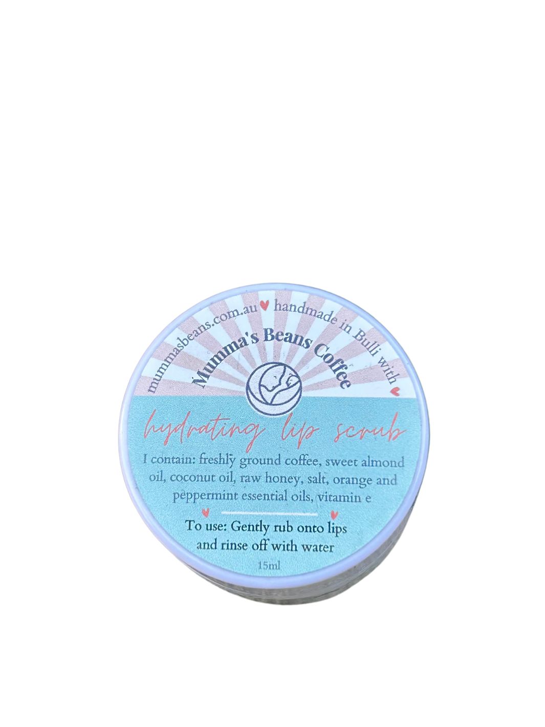 exfoliating lip scrub with coffee