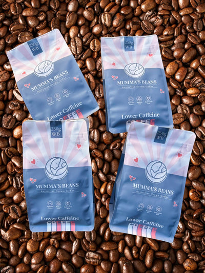 low acid lower caffeine coffee beans 4x250g bags