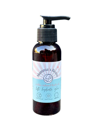 luxurious body oil by Mumma's Beans Coffee