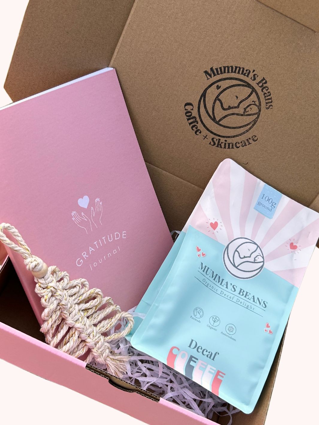 Organic Decaf and Gratitude Journal Morning Ritual Gift Set