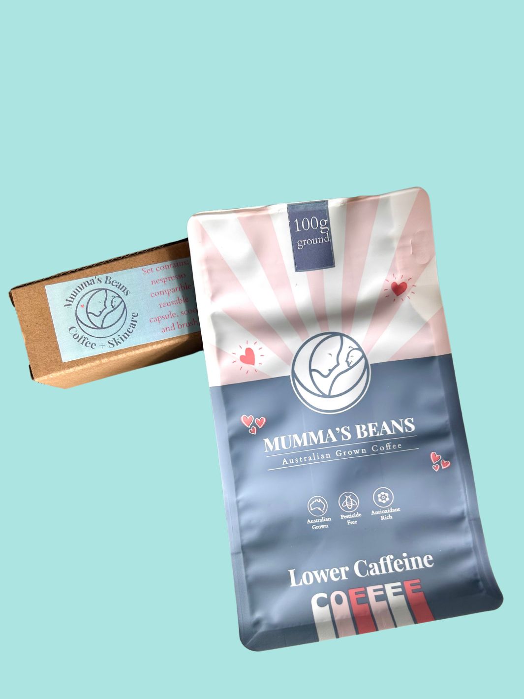 reusable capsule with Australian grown coffee