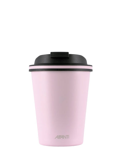 travel coffee mug in blush